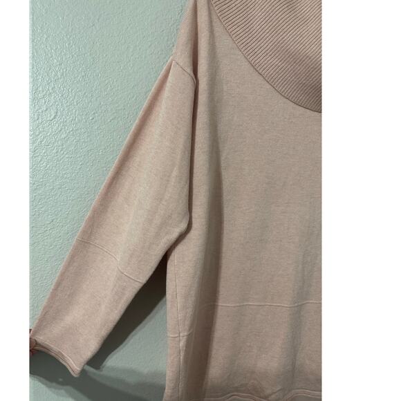 89th &‎ Madison Light Pink Cowl Neck Sweater in Macaroon Hthr Size Large NWT - Picture 2 of 5